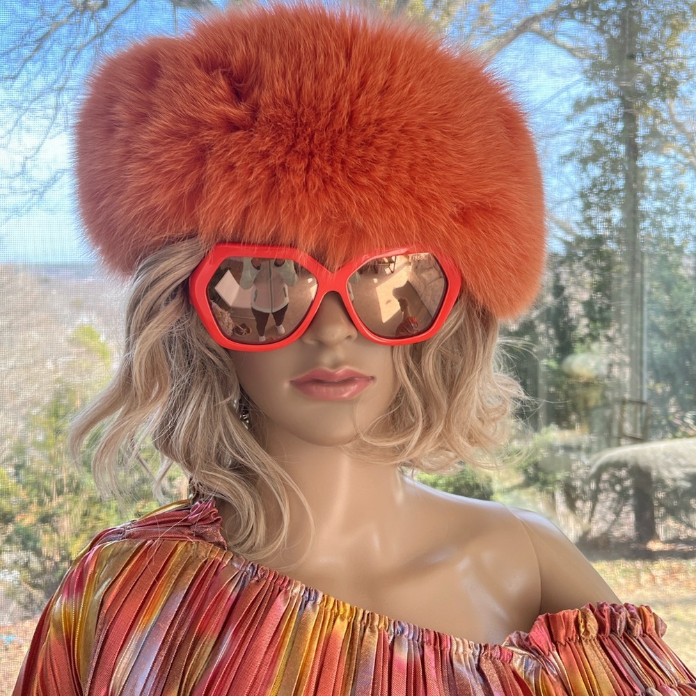 Emilio Pucci Bold Orange Sunglasses